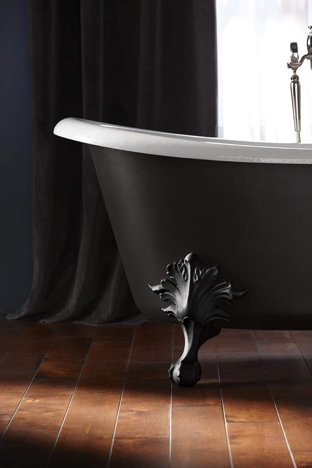 Artifacts® 66" x 33" Freestanding Bath with Iron Black Exterior