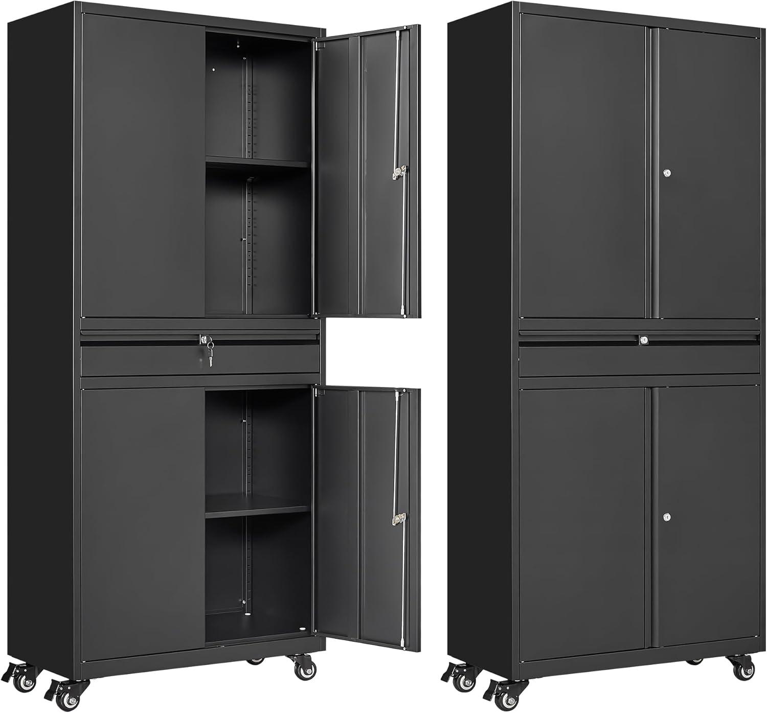 Latitude Run® 73" Lockable Storage Cabinet