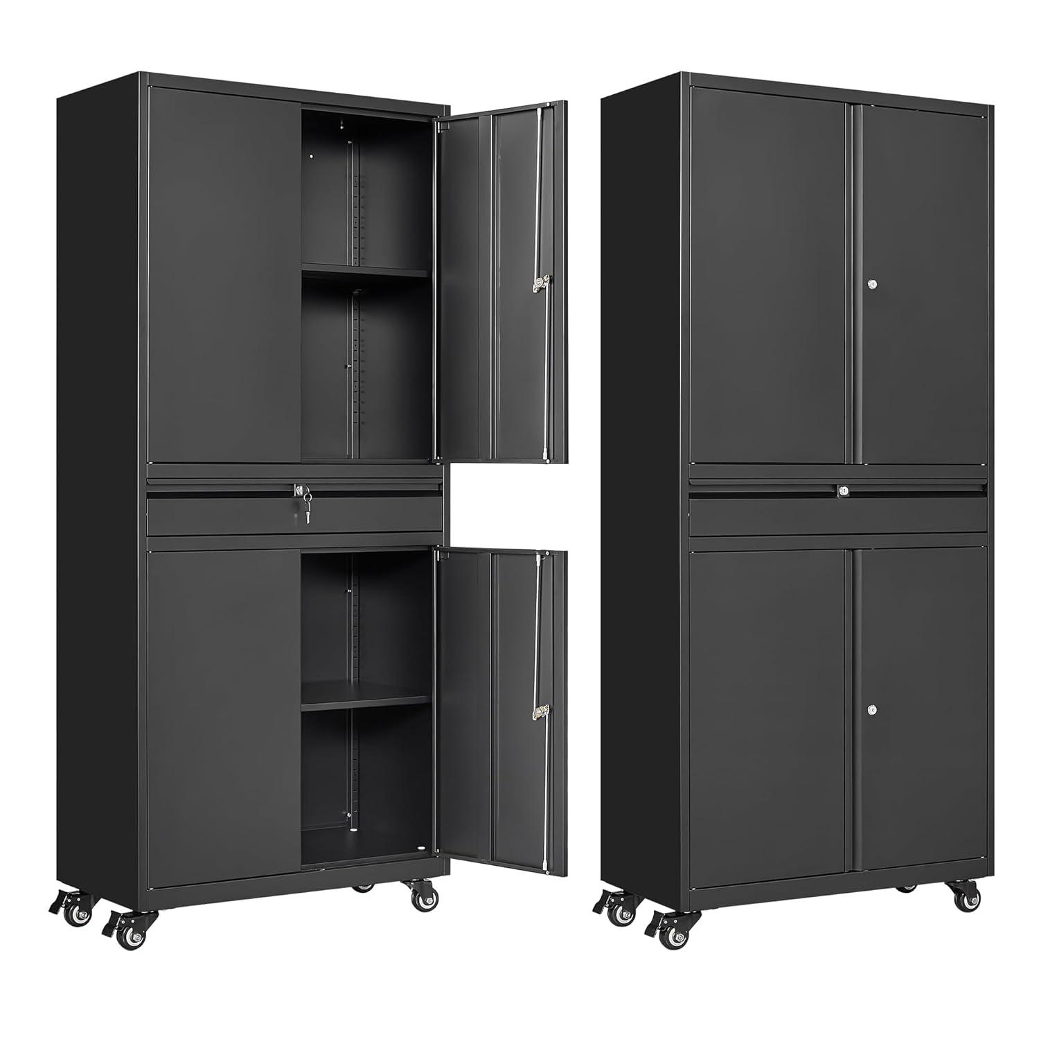 Latitude Run® 73" Lockable Storage Cabinet