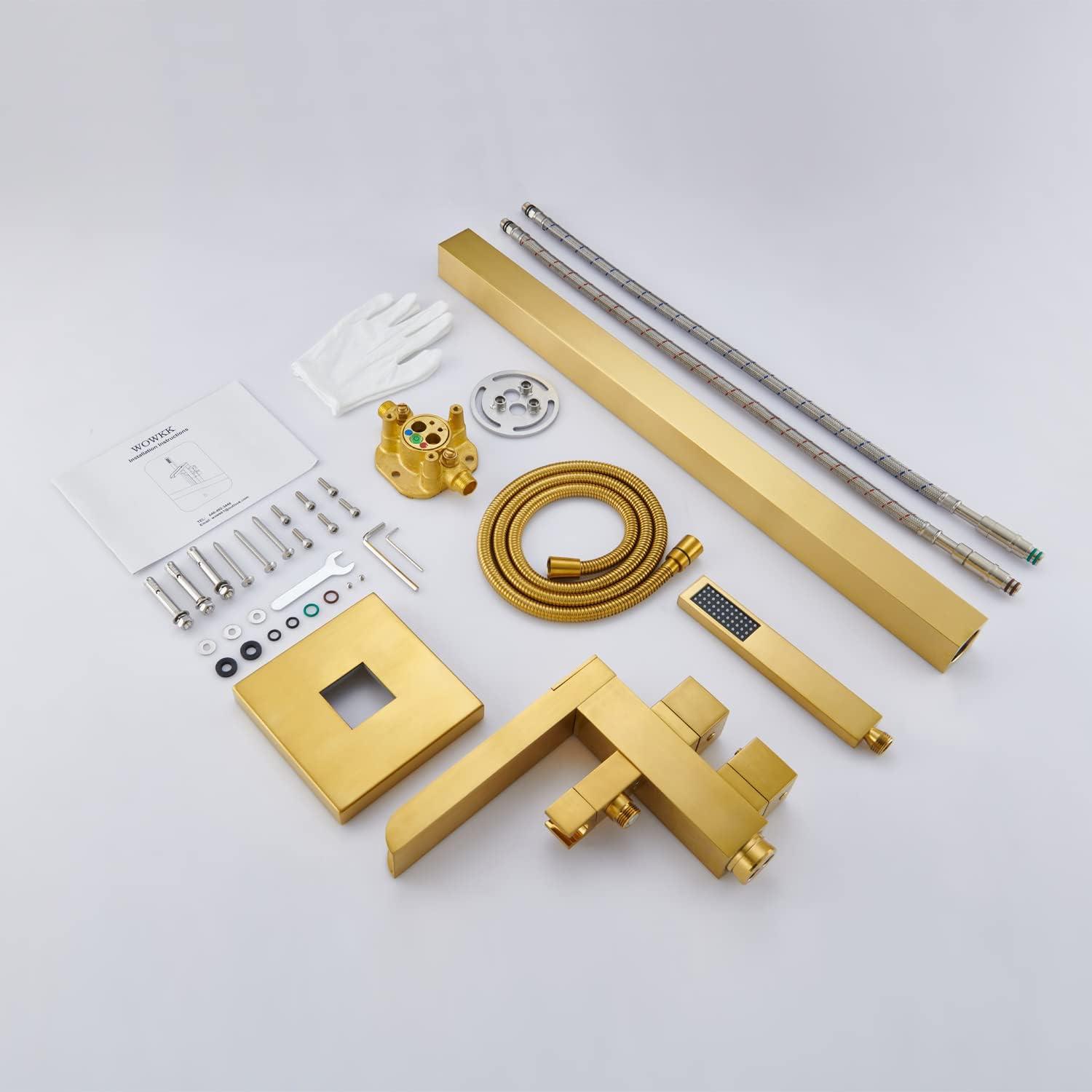 Chrome Freestanding Waterfall Tub Filler with Hand Shower