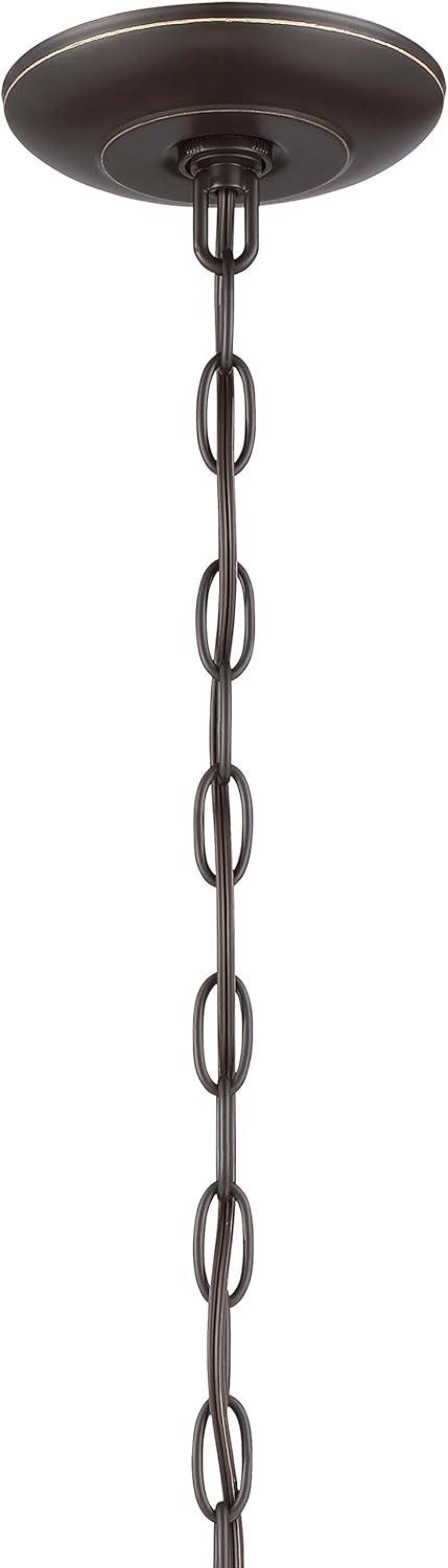 Chandelier 6 Light Downton Bronze/Gold In Transitional Style 21.25 Inches Tall By 26 Inches Wide     -Traditional Installation Minka Lavery 4376-579