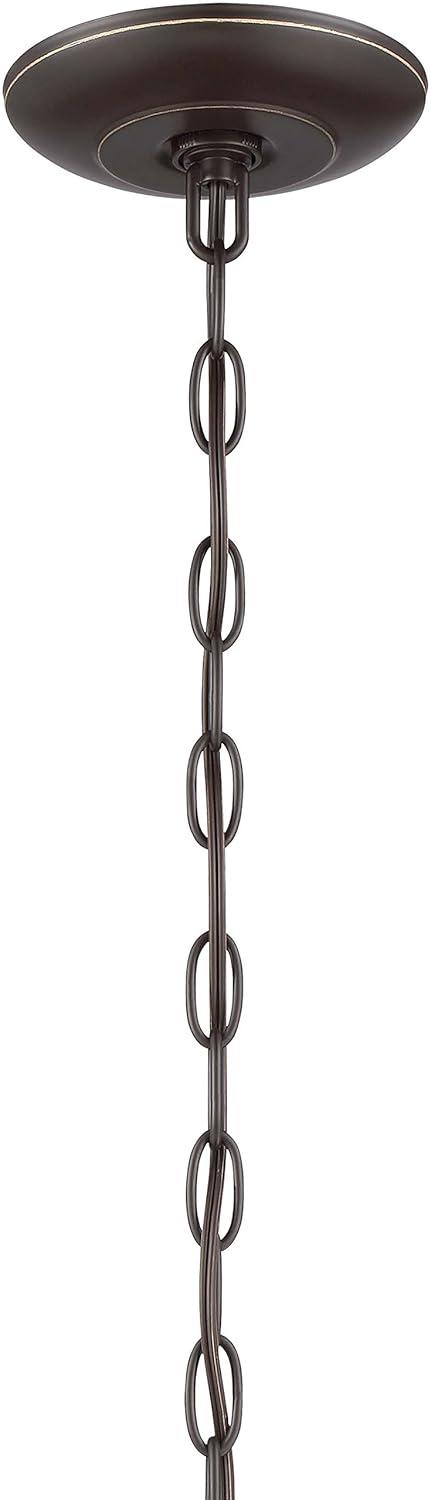 Chandelier 6 Light Downton Bronze/Gold In Transitional Style 21.25 Inches Tall By 26 Inches Wide     -Traditional Installation Minka Lavery 4376-579