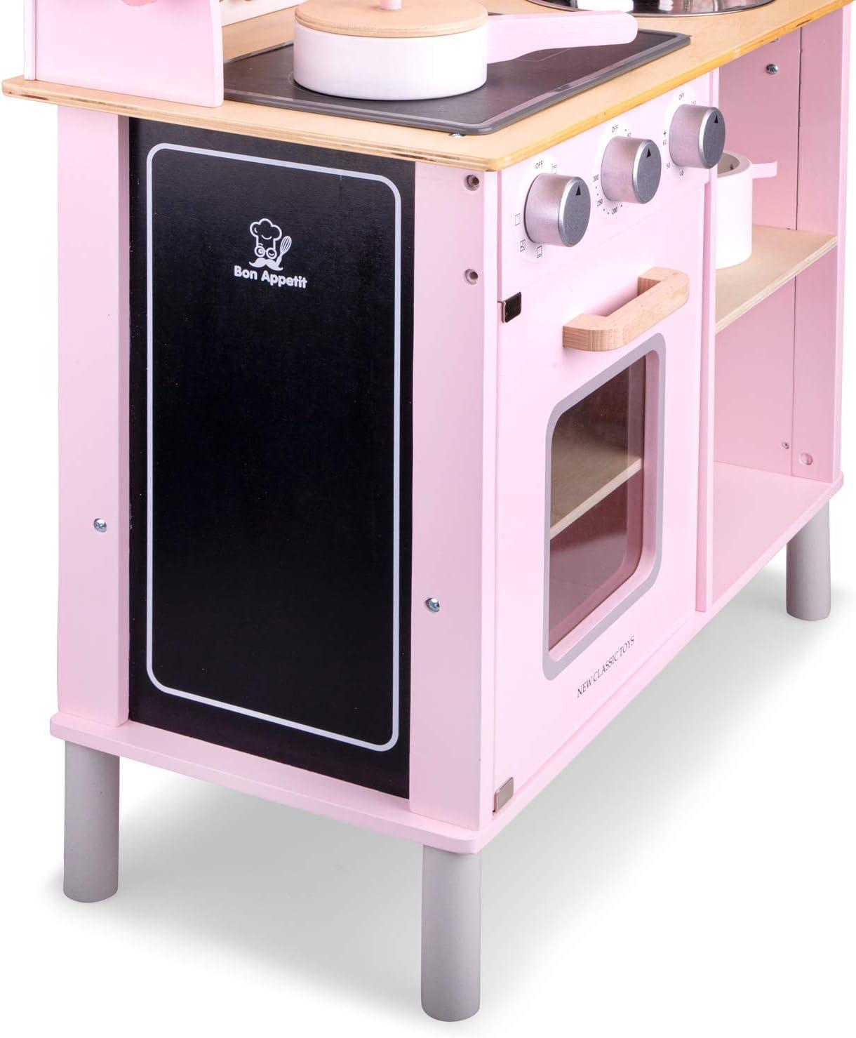 New Classic Toys Kitchenette Modern Electric Cooking, Pink