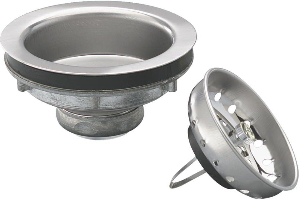 Keeney Champion 3-1/2 In. Stainless Steel Basket Strainer Assembly 1437SS