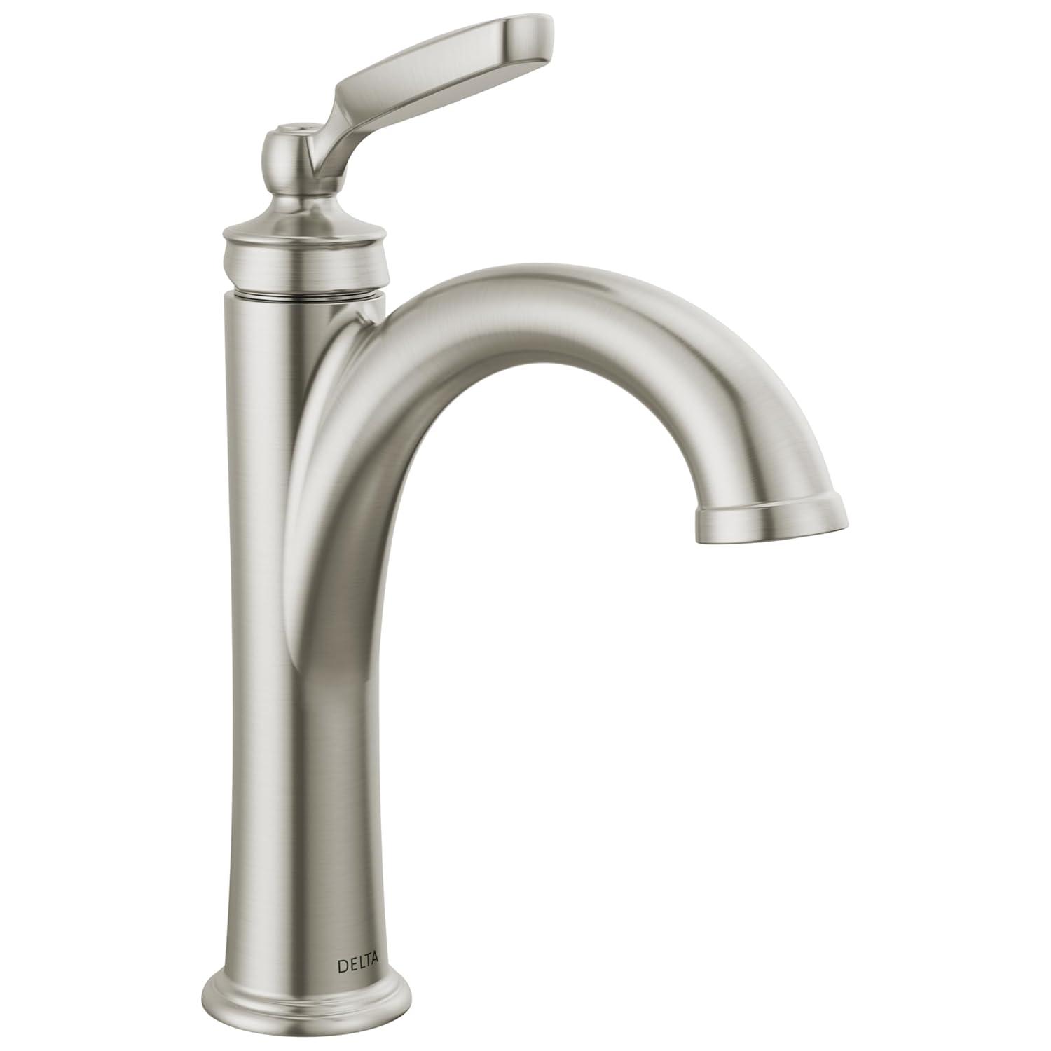 Woodhurst Single Hole Bathroom Faucet with Drain Assembly
