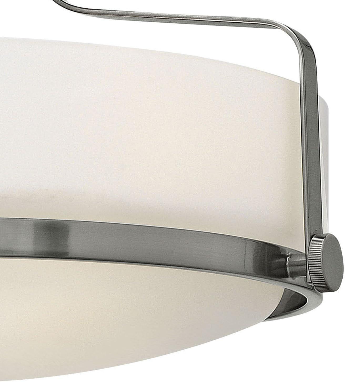 Harper Three Light 18" Retro Bowl Semi-Flush Mount Ceiling Light