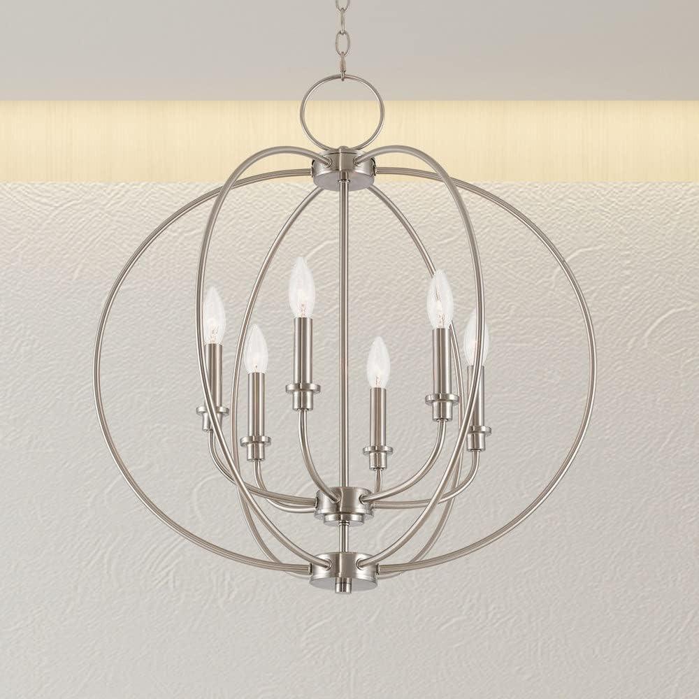 Livex Lighting Milania 6 - Light Chandelier in  Bronze