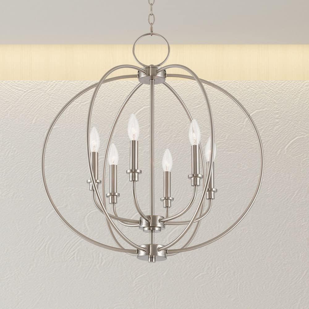 Livex Lighting Milania 6 - Light Chandelier in  Bronze