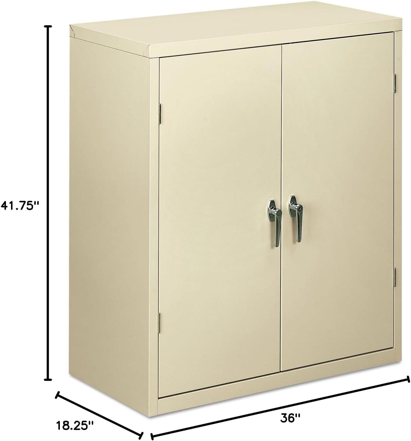 HON Assembled Storage Cabinet, 36w x 18 1/8d x 41 3/4h, Putty -HONSC1842L