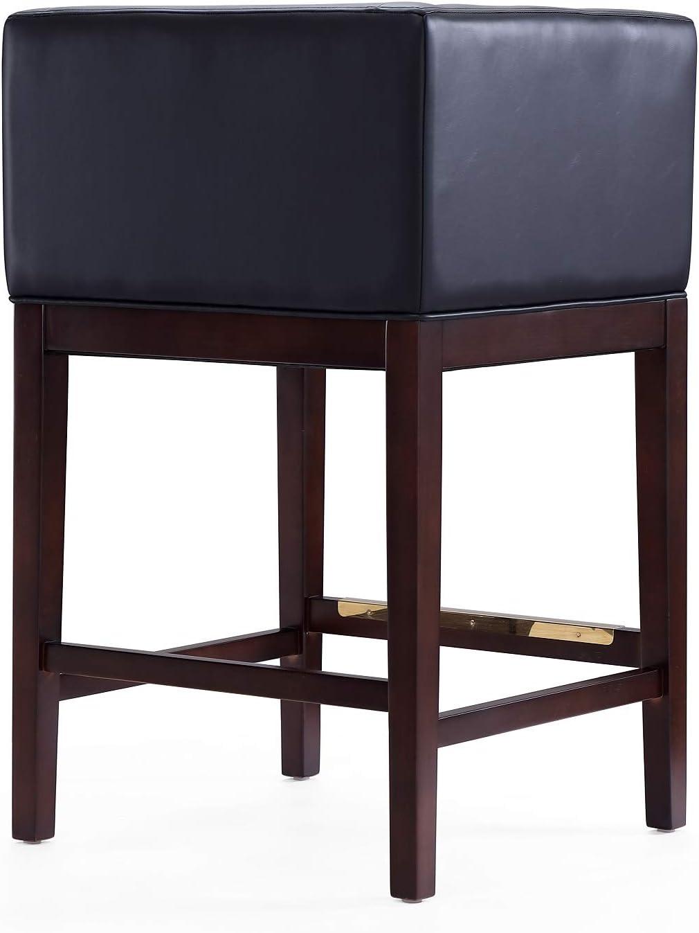 Kingsley Upholstered 30'' Counter Stool with Solid Wood Frame