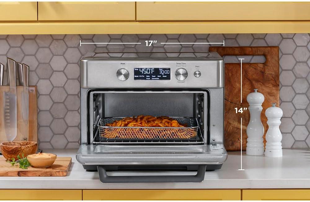 Stainless Steel Digital 6-Slice Air Fryer Toaster Oven