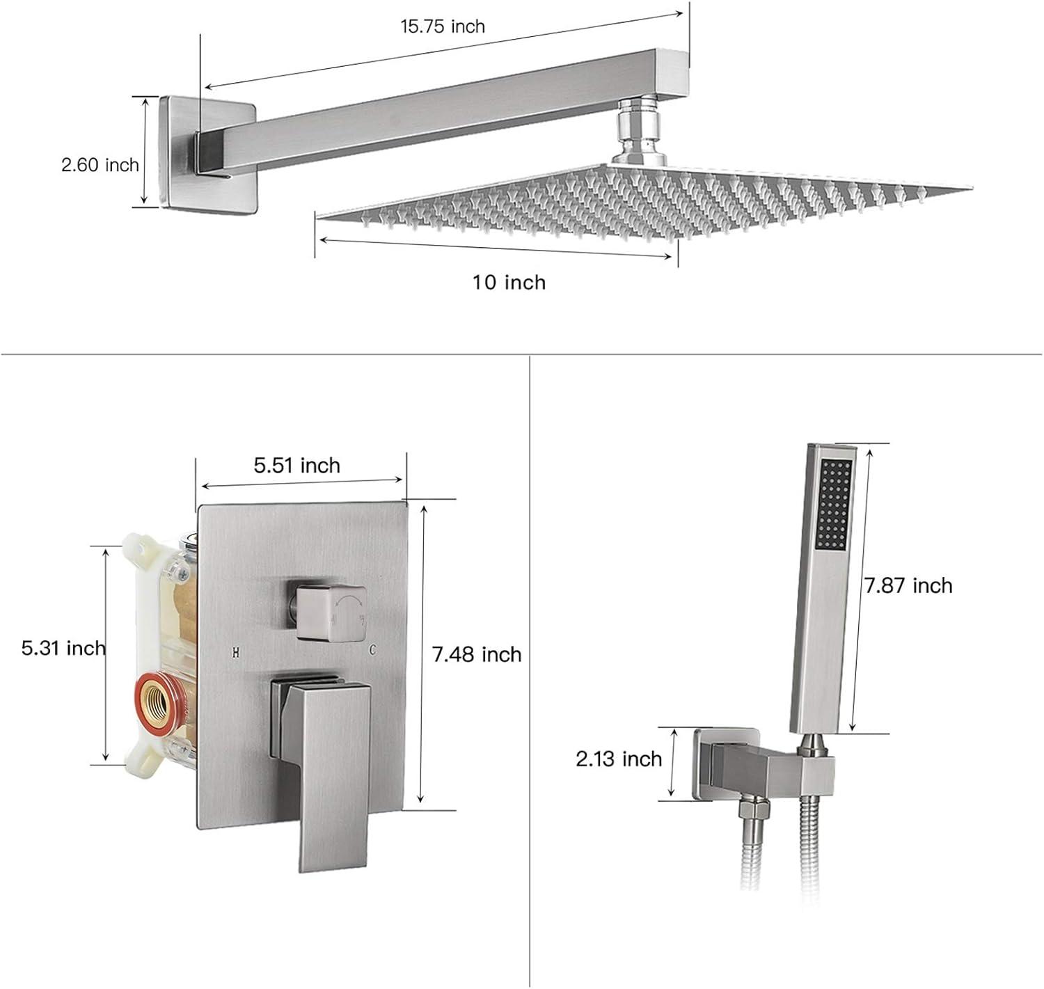 Pressure-Balanced (Temperature And Volume) All-In-One Kit with Rough in-Valve