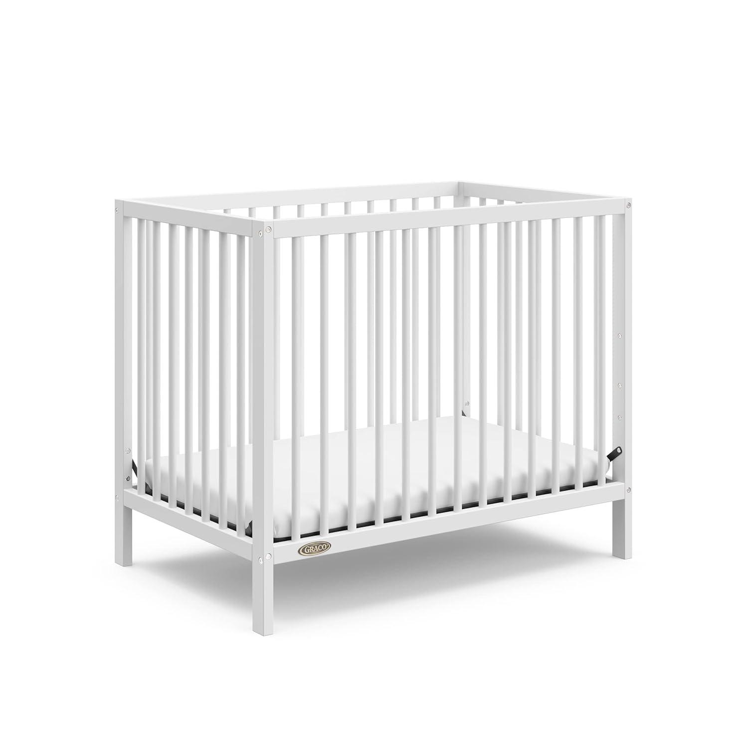 Teddi 4-in-1 Mini Convertible Crib with Mattress