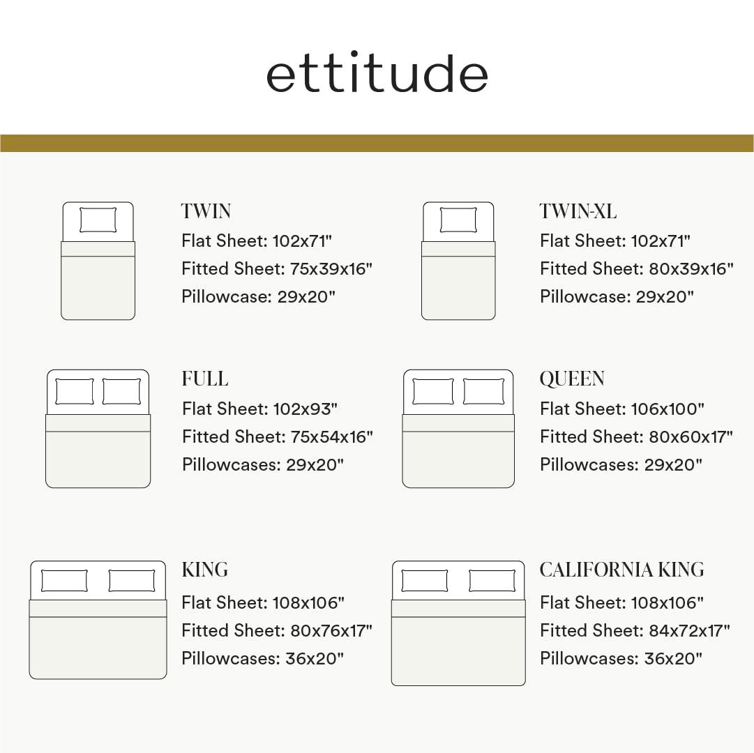 Ettitude Signature Sateen Sheet Set