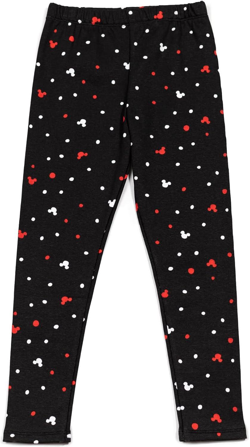 Disney Minnie Mouse Big Girls Graphic T-Shirt & Leggings Red/Black 14-16