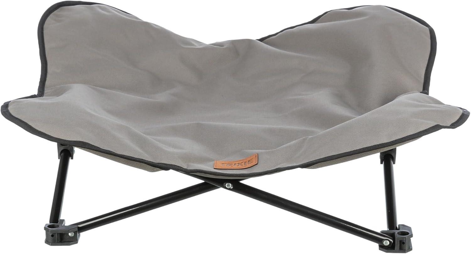 TRIXIE TRIXIE Camping Cot for Dogs, Elevated Dog Bed, Folding Padded Pet Bed, Raised Travel Lounger for Dogs