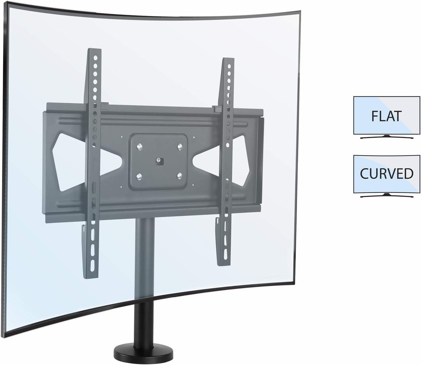Mount-it Mount-It! Bolt Down TV Stand | Heavy Duty Swivel Table Top Desktop Mount For  32" - 55" VESA TVs