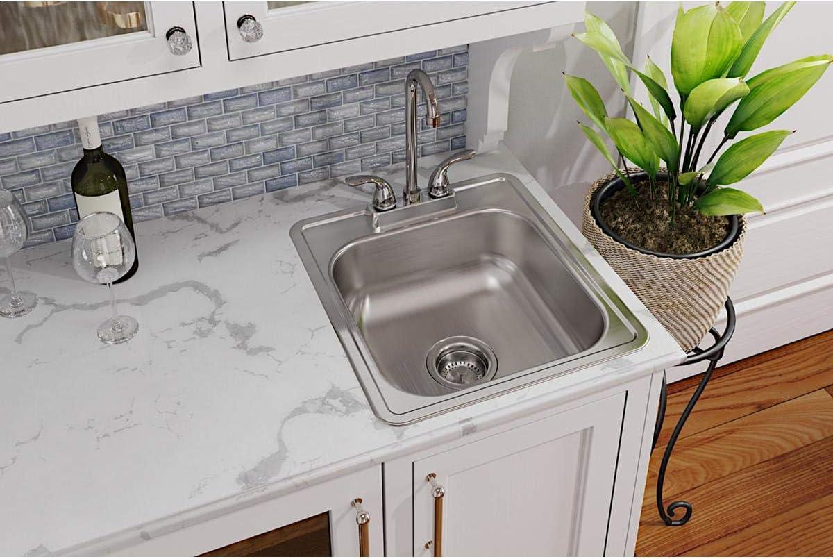 Dayton 17" L x 19" W Drop-In Kitchen Sink