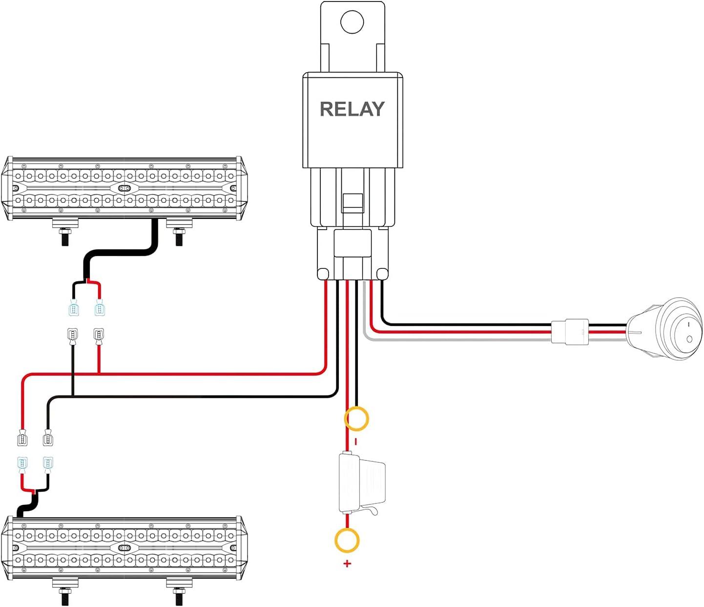 Nilight LED Light Bar 20Inch Triple Row Spot Flood Combo Lights with Wiring Harness Kit for Fog Light Driving Light Work Light on Off-Road Truck SUV ATV UTV, 2 Years Warranty