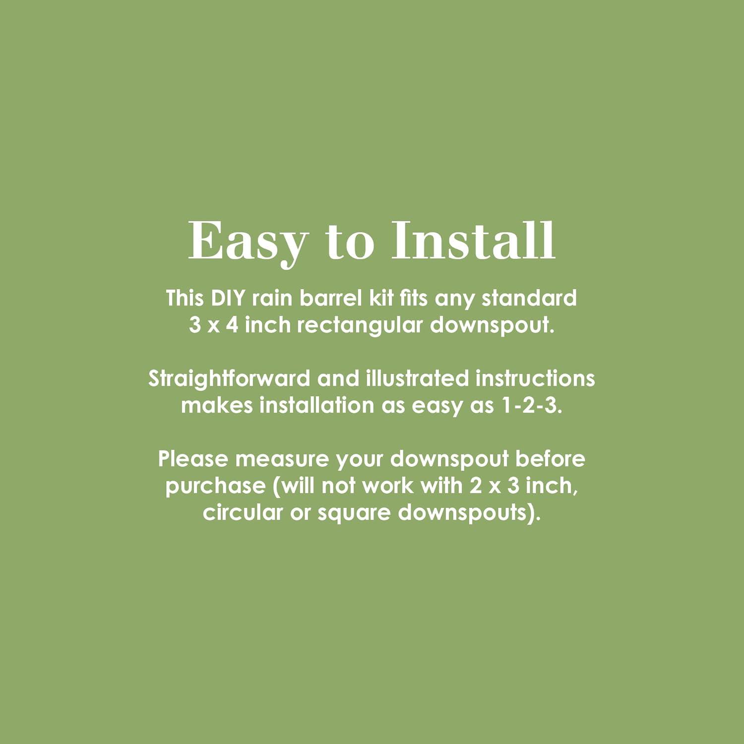 EarthMindedConsumerProducts EarthMindedConsumerProducts Plastic Drainable Diverter and Hose