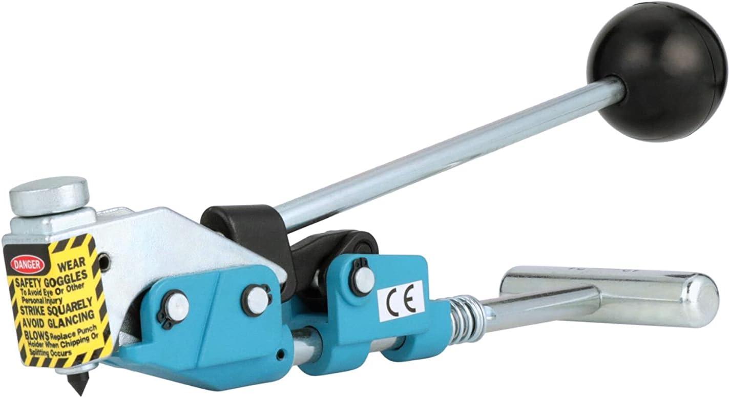 BAND-IT T30069 Center Punch Tool, Includes Adapter For 3/8" Wide Center Punch Clamps, Hand Tool To Be Used With 5/8" Wide Center Punch Style Clamps