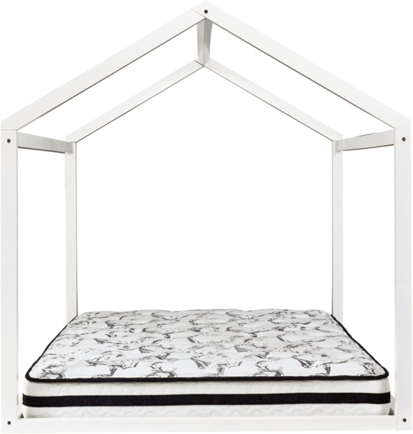 Signature Design by Ashley Flannibrook Contemporary House Bed Frame, Full, White