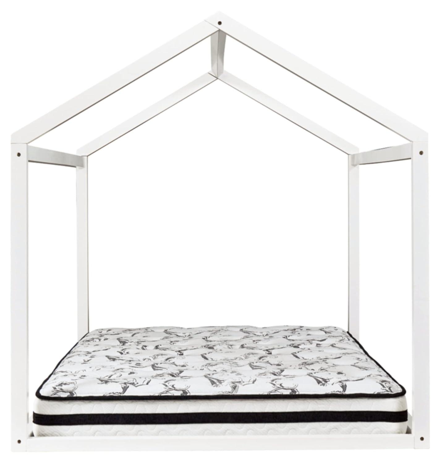Signature Design by Ashley Flannibrook Contemporary House Bed Frame, Full, White