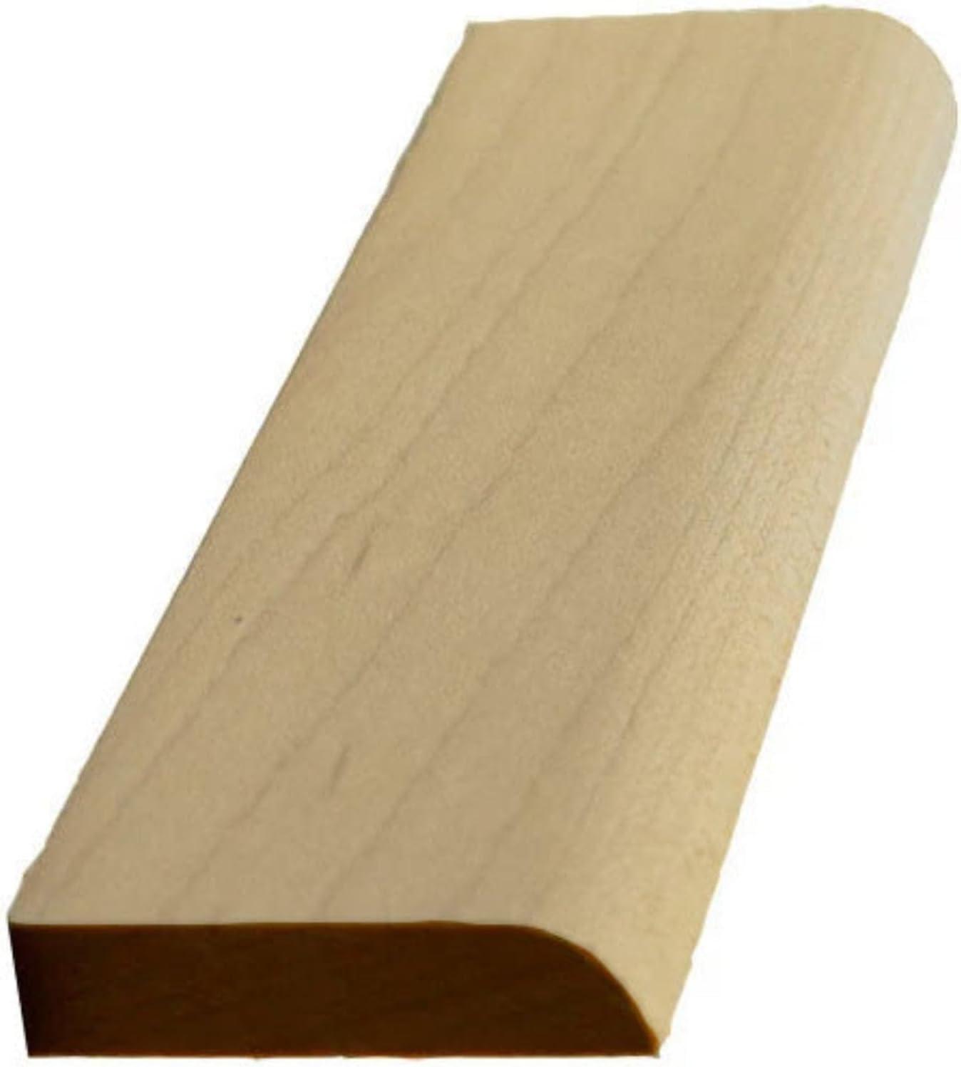 Unfinished Poplar 94-Inch Kitchen Cabinet Scribe Molding
