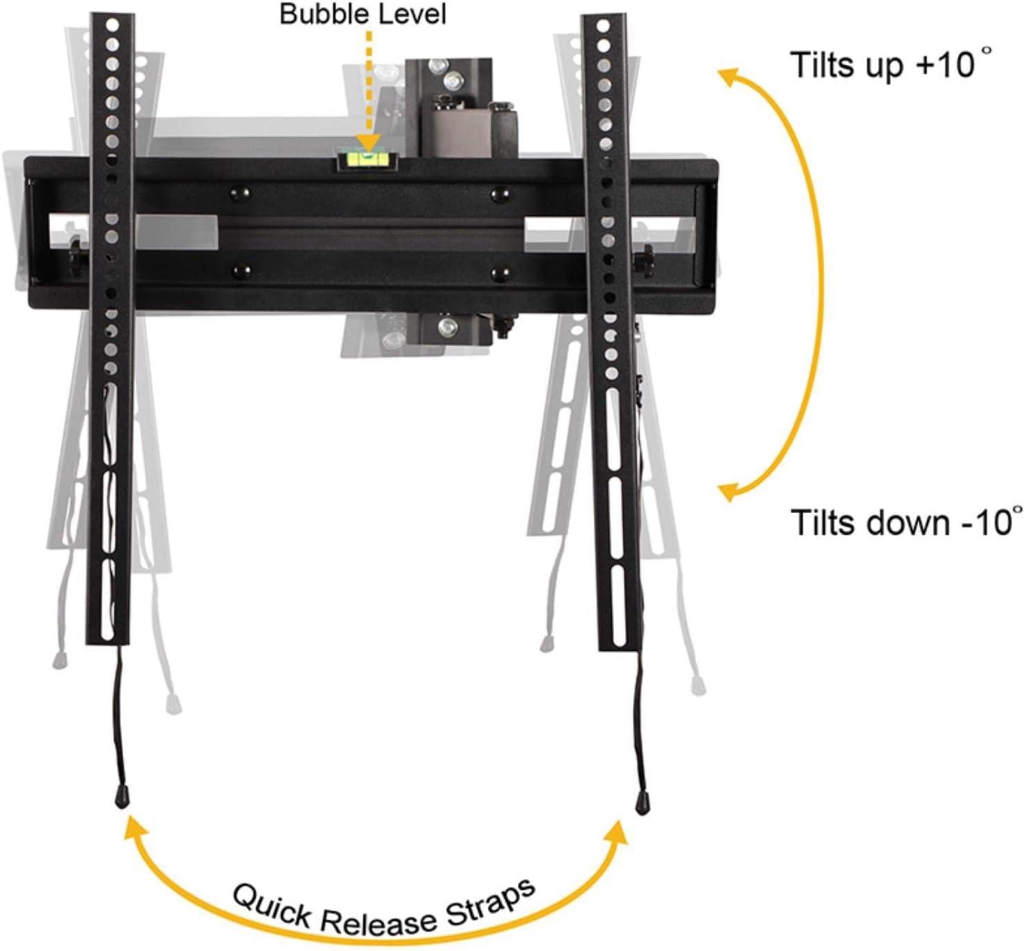 Wilkins 32"-55" Full Motion TV Wall Mount-Built-In Level-Magnet Quick Release Pendants