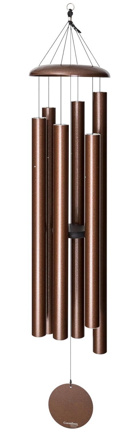 65" Copper Vein Aluminum Wind Chime for Outdoor Decor