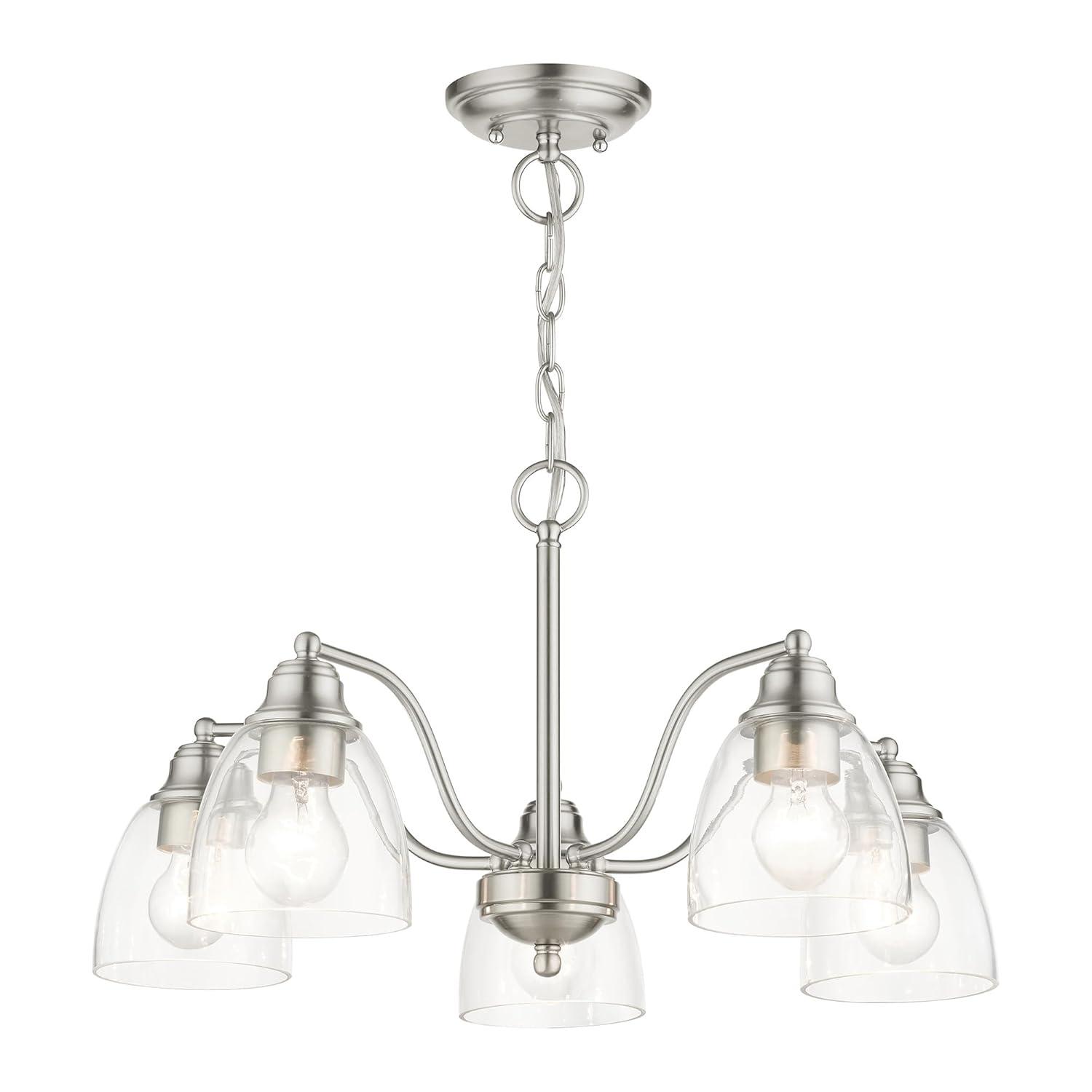 Livex Lighting Montgomery 5 - Light Chandelier in  Brushed Nickel