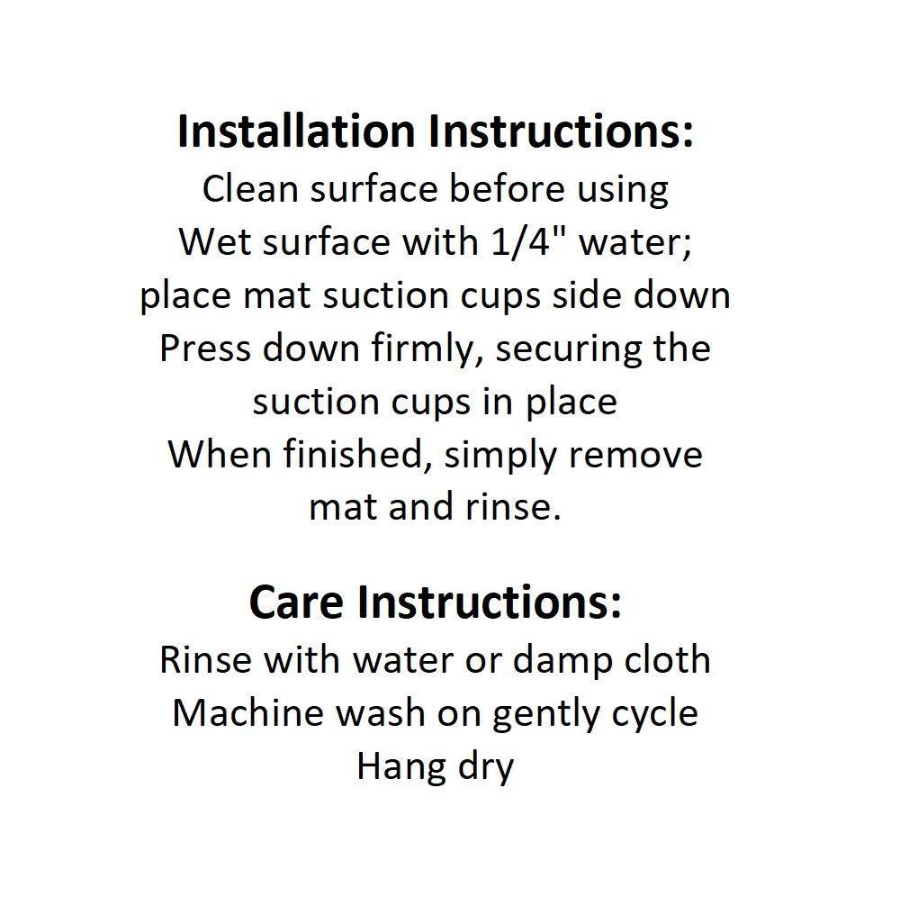 Deluxe Bathtub Mat Non Slip, Soft Foam Bath Mats for Bathroom Tub, Bathtub Mat with Drain Holes, Suction Cups- 36” X 17” - Red