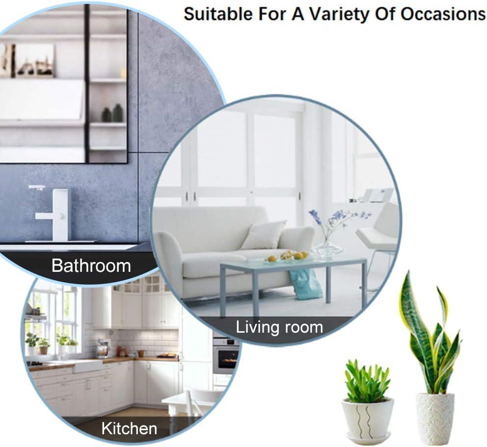 NearMoon Self Adhesive Bathroom Towel Bar- Stainless Steel Bath Wall Shelf Rack Hanging Towel Stick On Sticky Hanger Contemporary Style, NO Drilling (1 Pack, Brushed Nickel, 16-Inch Towel Rack)