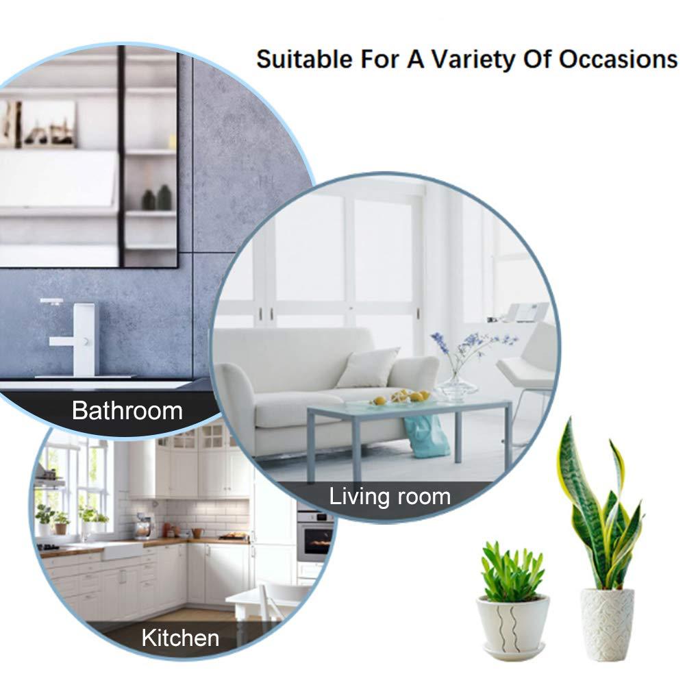 NearMoon Self Adhesive Bathroom Towel Bar- Stainless Steel Bath Wall Shelf Rack Hanging Towel Stick On Sticky Hanger Contemporary Style, NO Drilling (1 Pack, Brushed Nickel, 16-Inch Towel Rack)