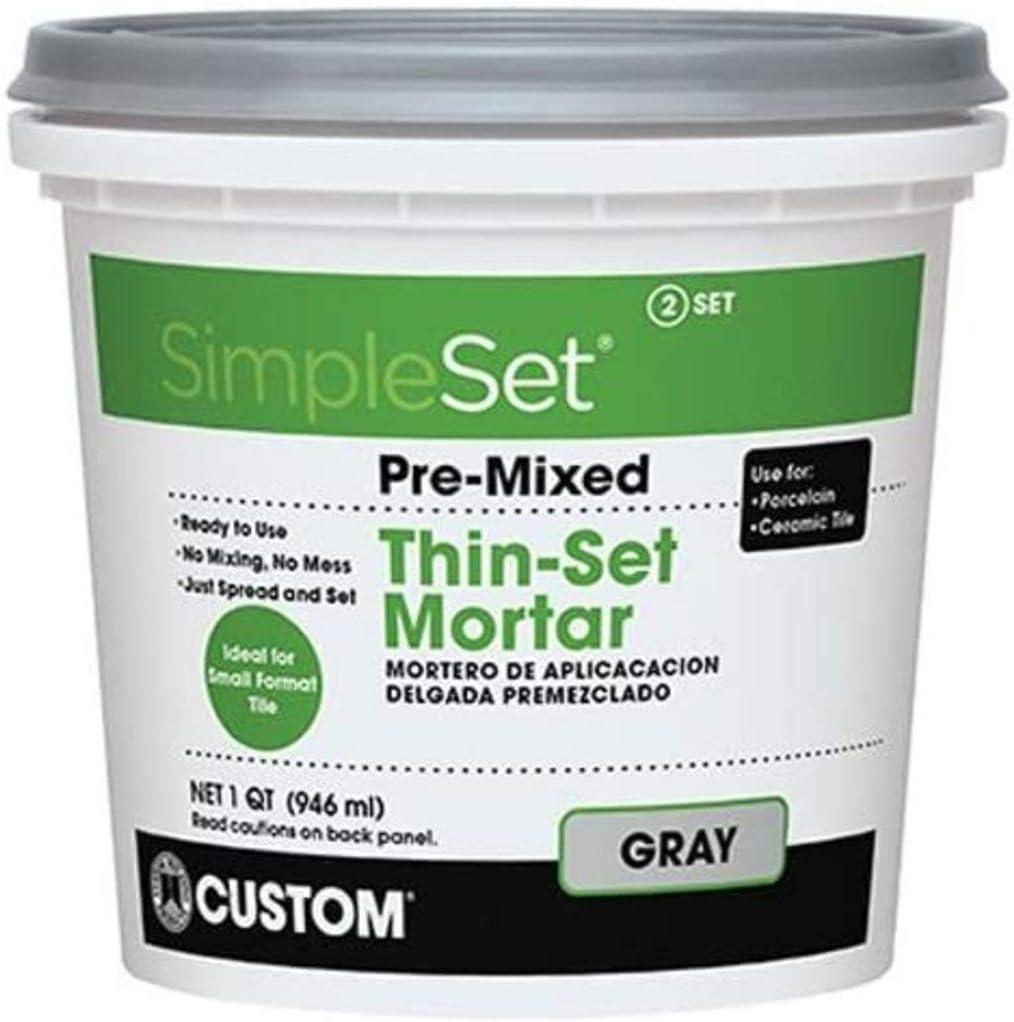 SimpleSet Pre-Mixed Thin-Set Mortar 1 QT