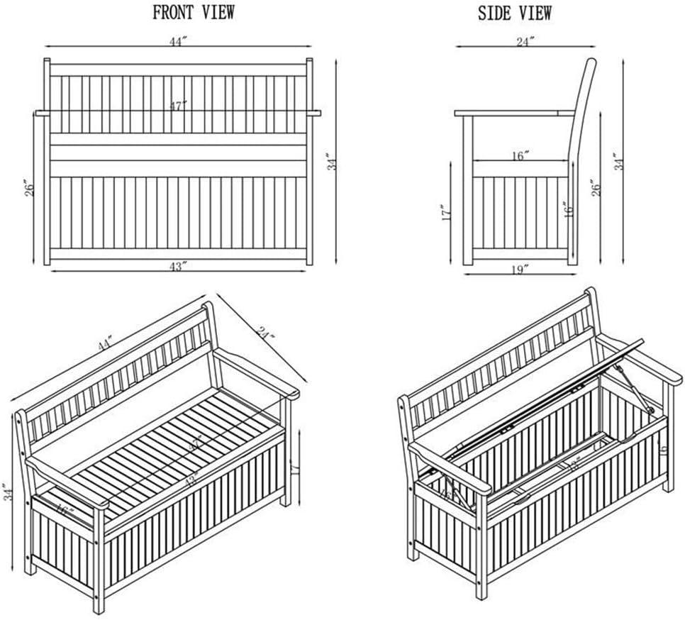 Londonderry Acacia Outdoor Bench