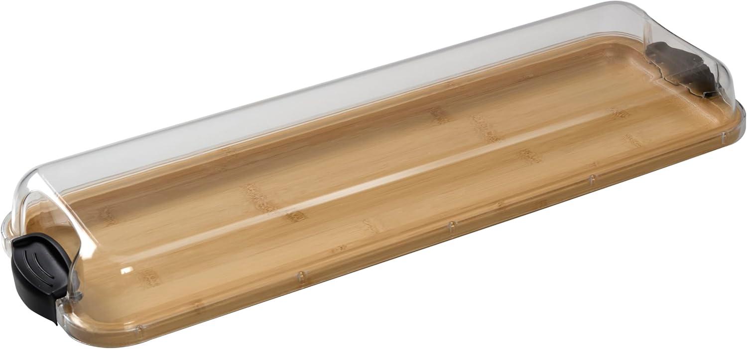 Farberware Farberware Build-A-Board 11 x 14 in. Bamboo Charcuterie Board With Locking Lid