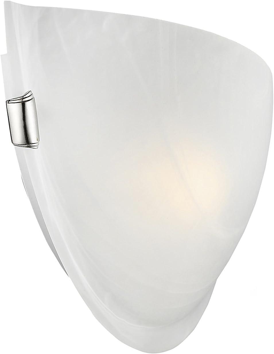 Contour Lines 8''x16'' Brushed Nickel Dimmable Wall Sconce