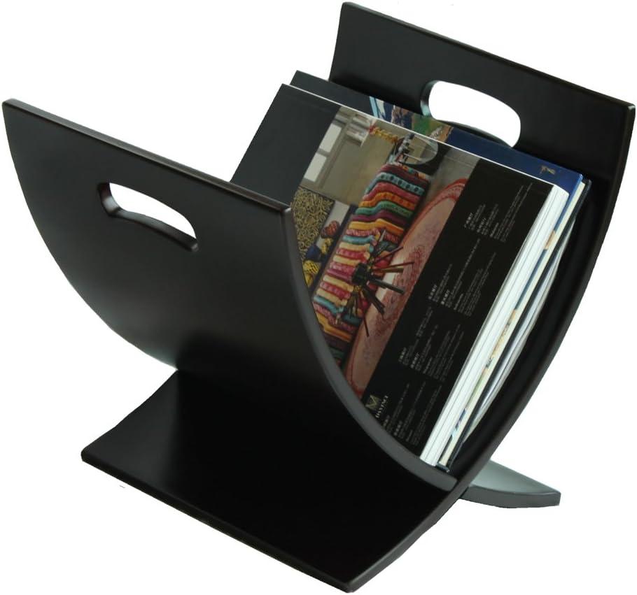 Oceanstar Contemporary X Style Wooden Magazine Rack