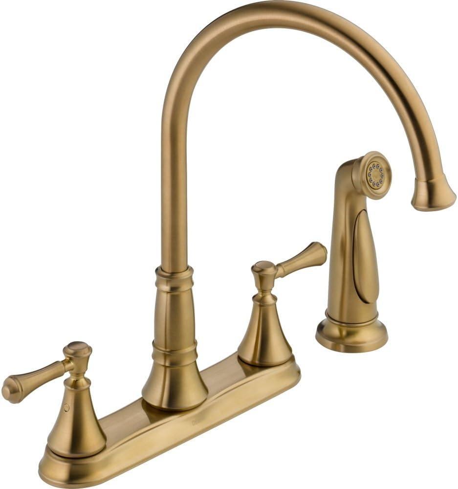 Cassidy Double Handle Kitchen Faucet with Side Spray