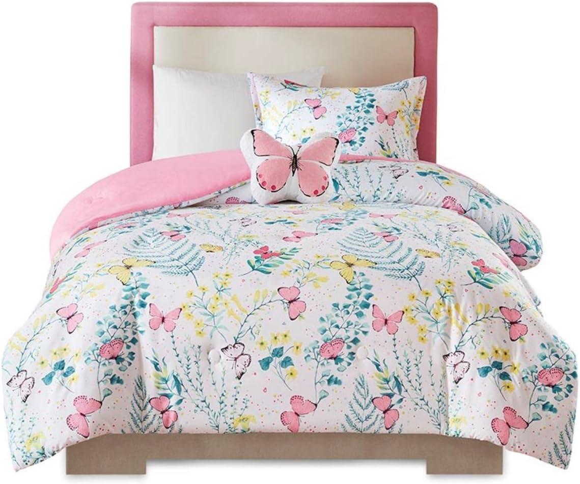 Cynthia Printed Butterfly Comforter Set