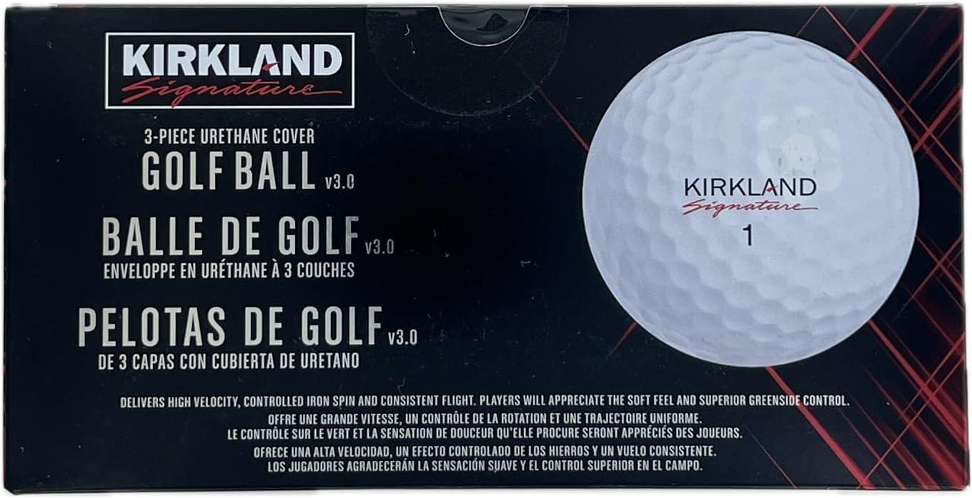 Kirkland Signature 3-Piece Urethan Cover Golf Ball, 24 Balls