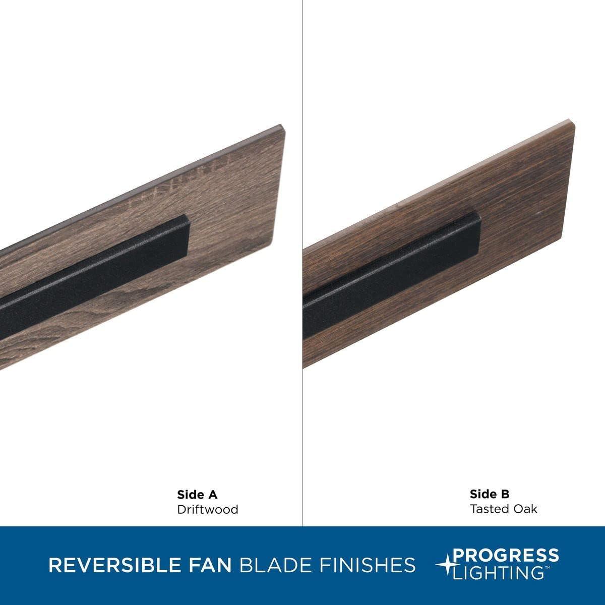 P2586-7130K-Progress Lighting-Glandon - Wide - Ceiling Fan - 1 Light - Handheld Remote in Transitional style - 60 Inches wide by 17.13 Inches