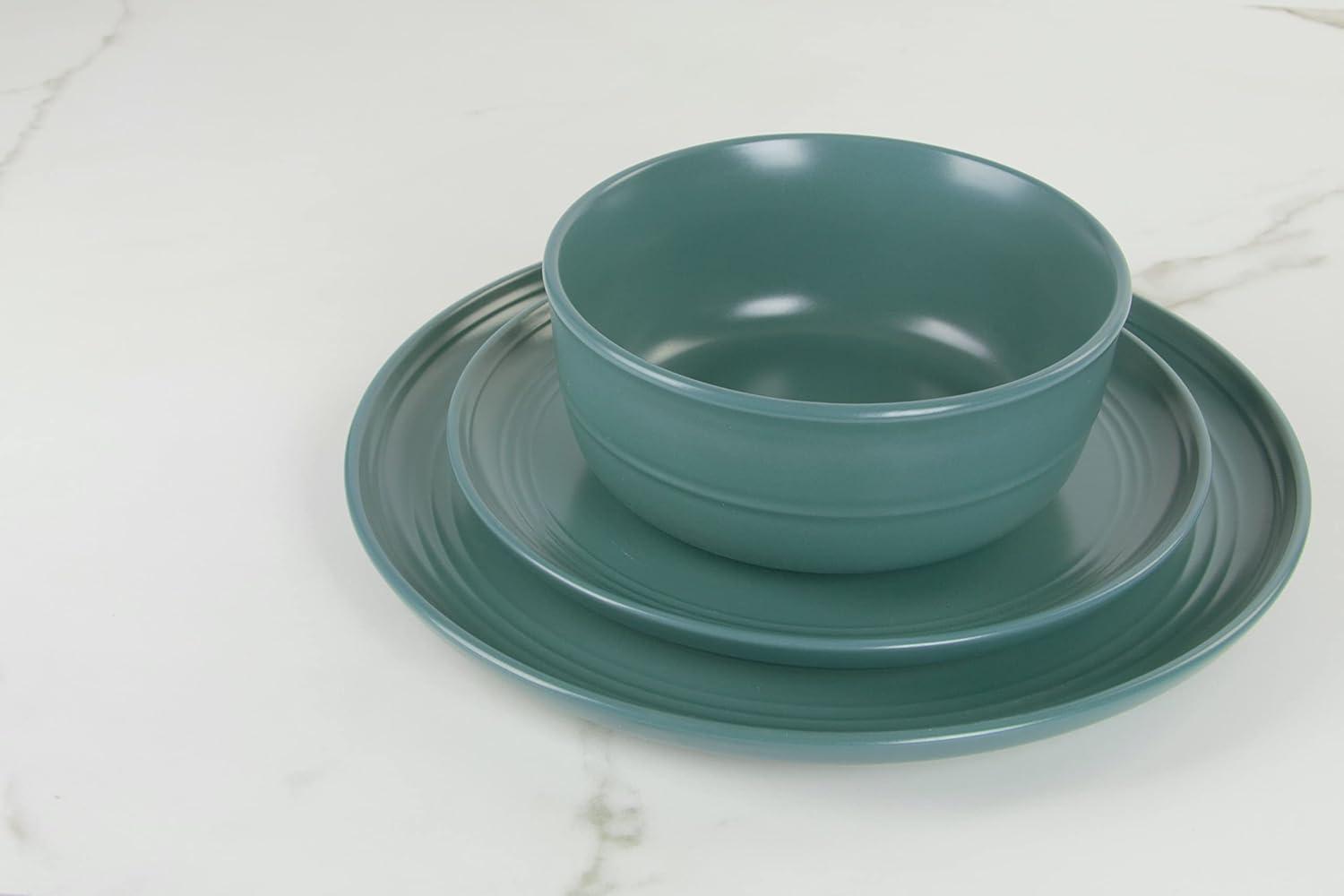 Ten Strawberry Street Double Line 10.5" Dinner Plate (Set of 6)