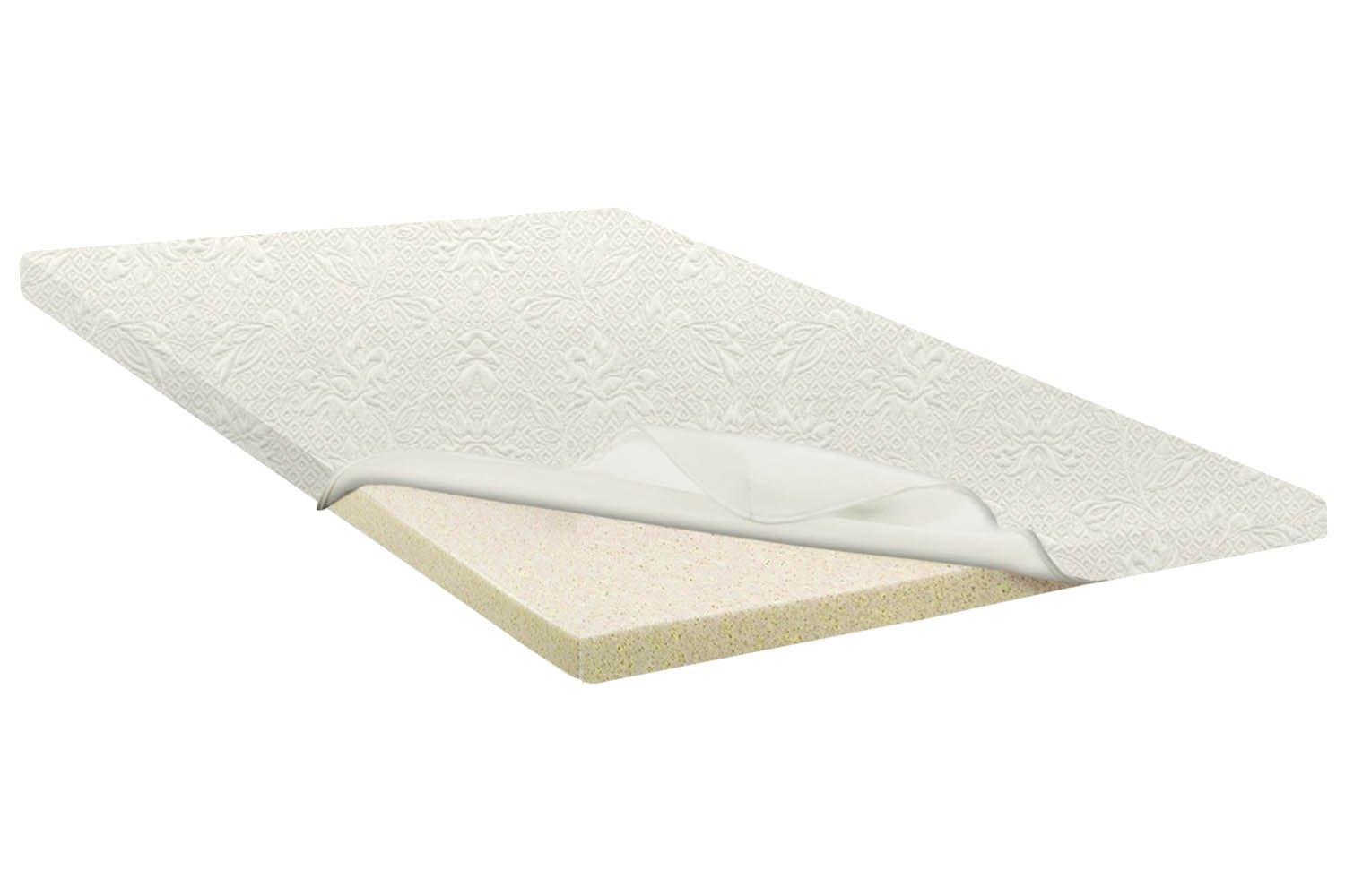 Spring Coil 2-Inch High Density Foam Topper,Adds Comfort to Mattress, Queen Size, 1