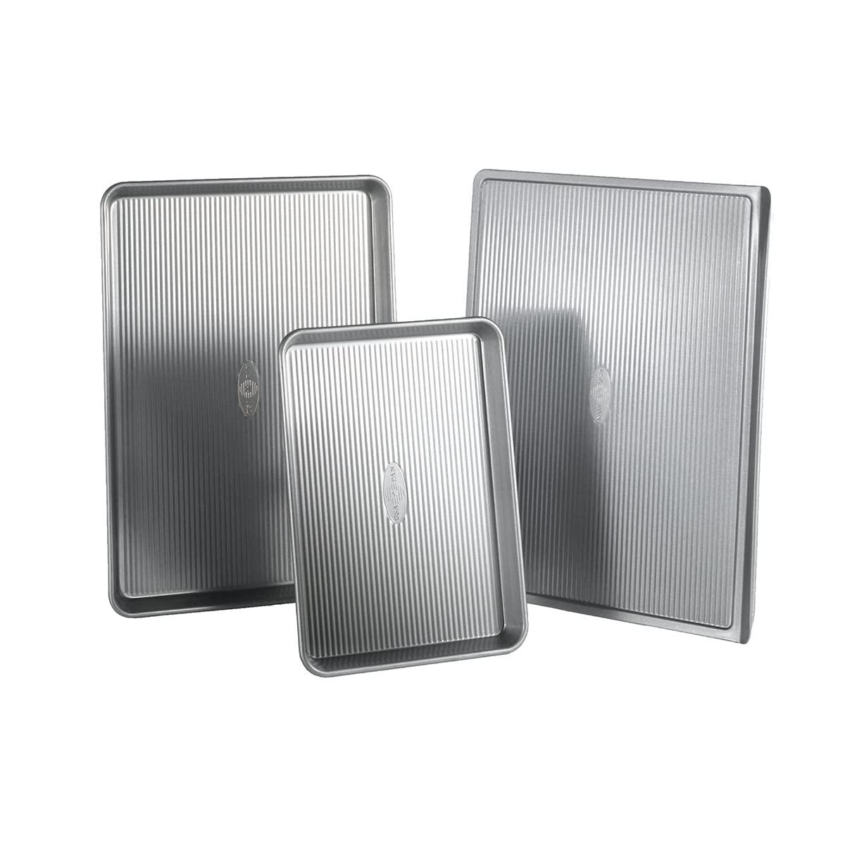 USA Pan 3 Piece Non-Stick Bakeware Set
