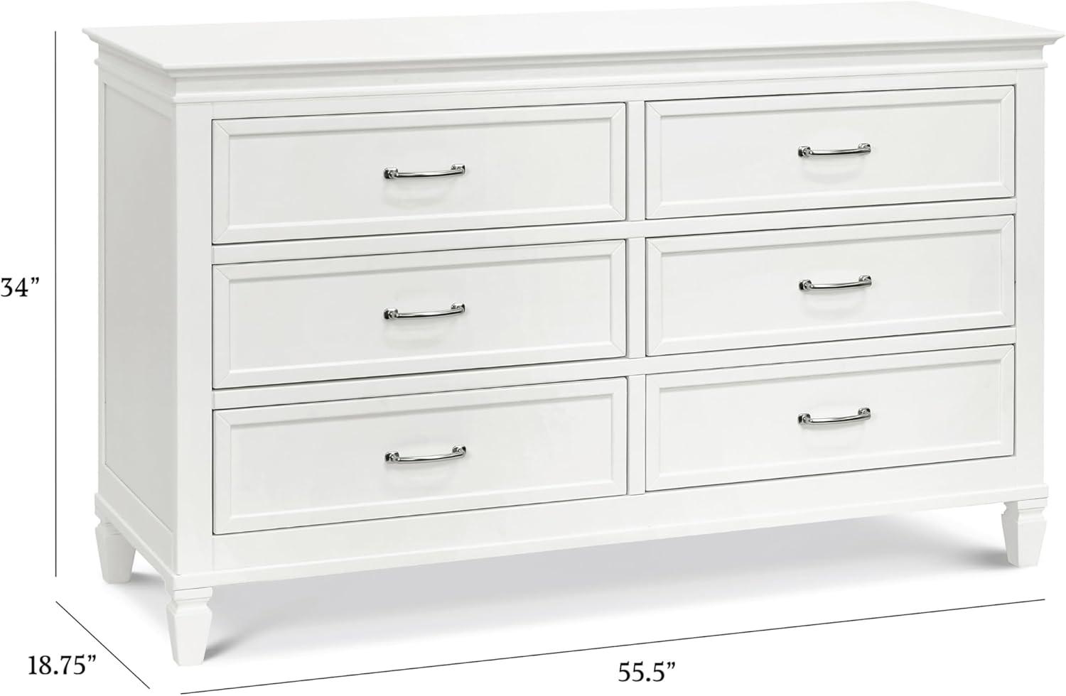 Namesake Darlington 6 Drawer Dresser - Warm White