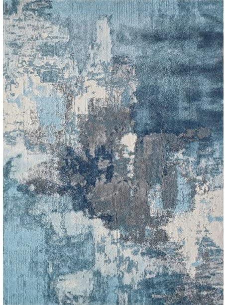 Luxe Weavers Abstract Distressed Area Rug