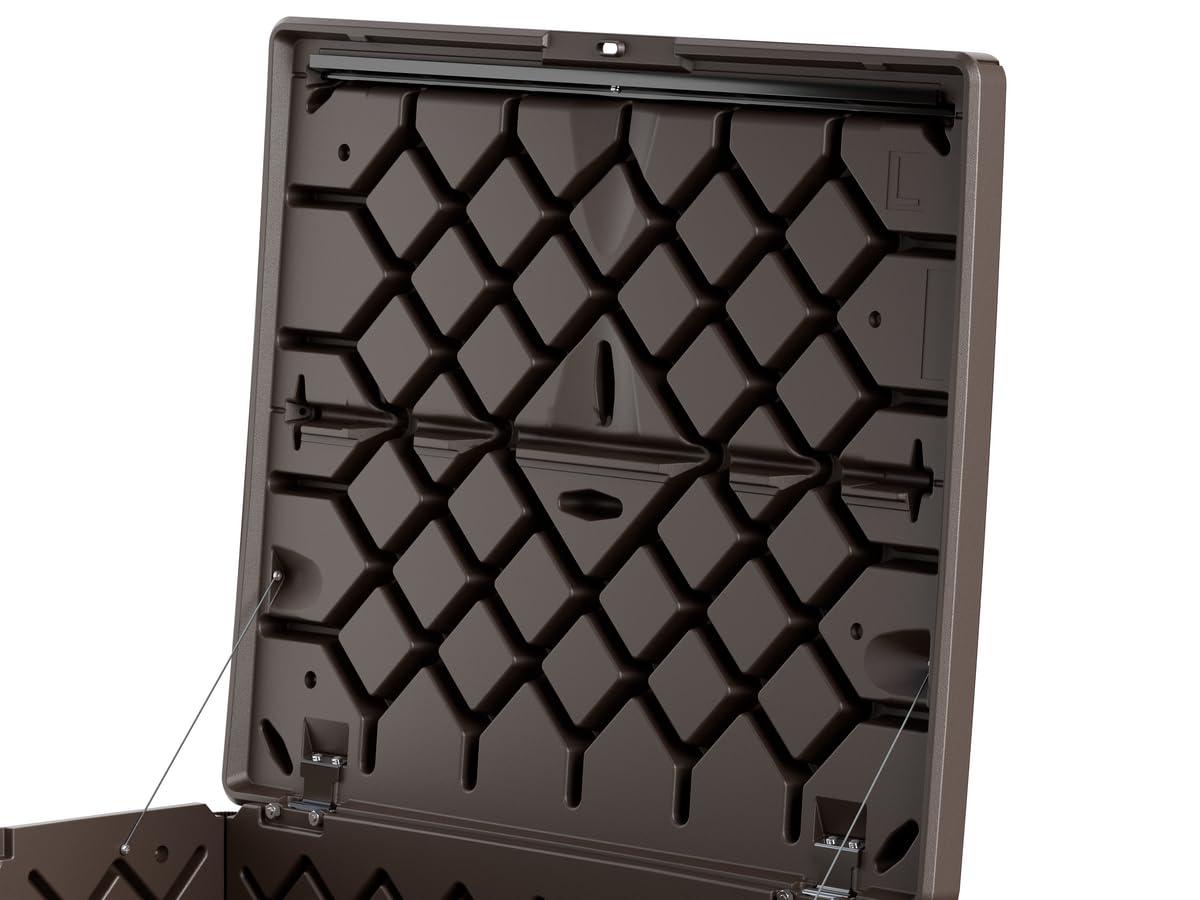 Rubbermaid Rubbermaid Deck Box, Medium, 74 Gallon, Brown