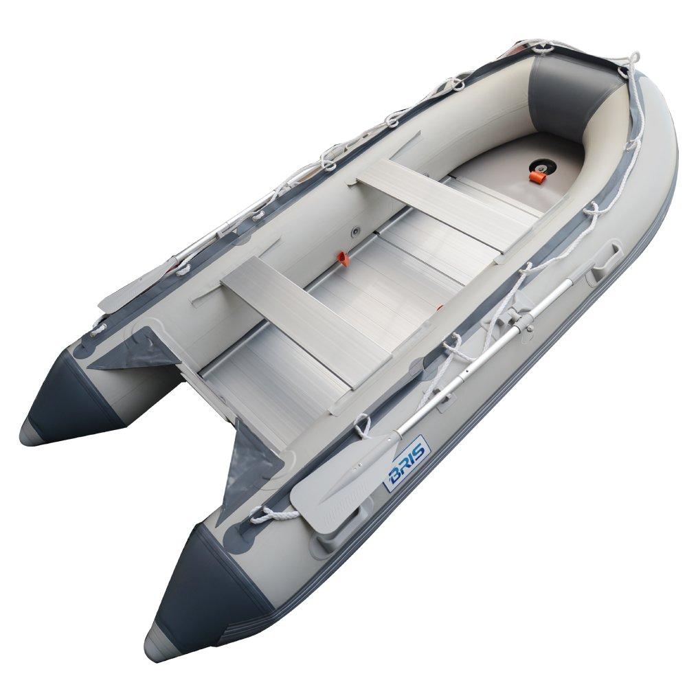 BRIS 10.8Ft Inflatable Boat Inflatable rafting Fishing Tender Pontoon